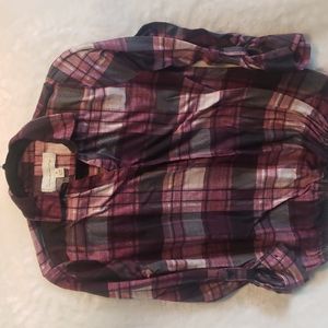 Super cute tie waist flannel 3/10$